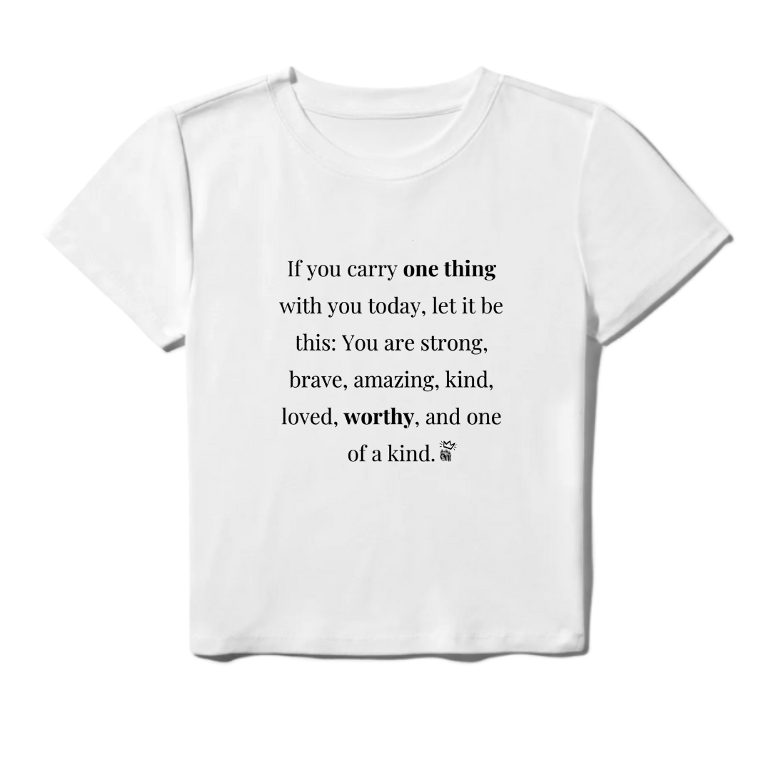 Worthy Baby Tee
