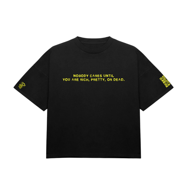 Rich, Pretty, Or Dead Heavy Tee - Black