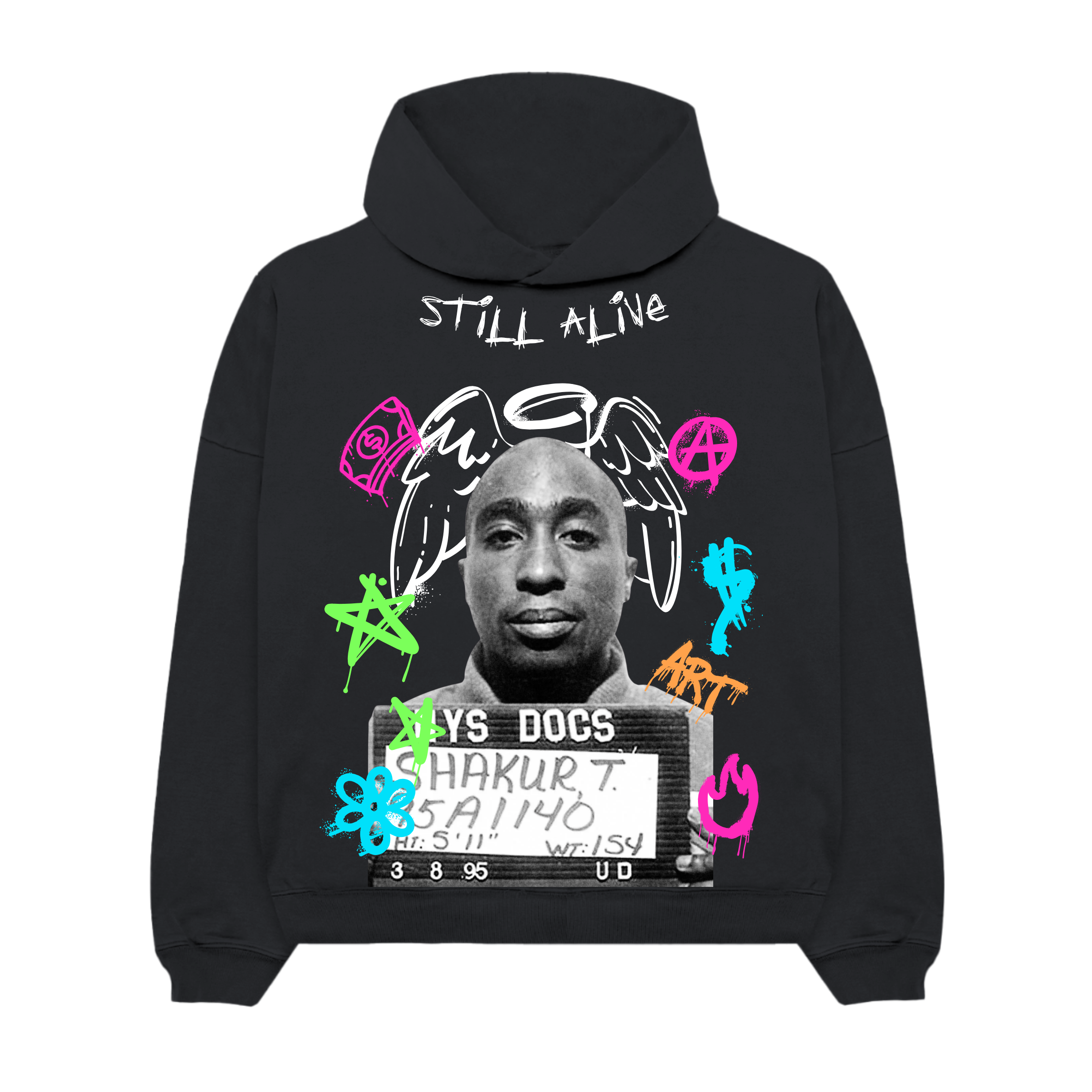 Still Alive - Tupac Ultra Luxury Heavy Hoodie