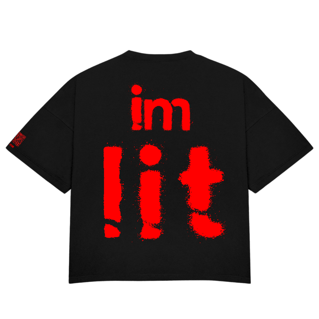 IM LIT Heavy Tee - Black